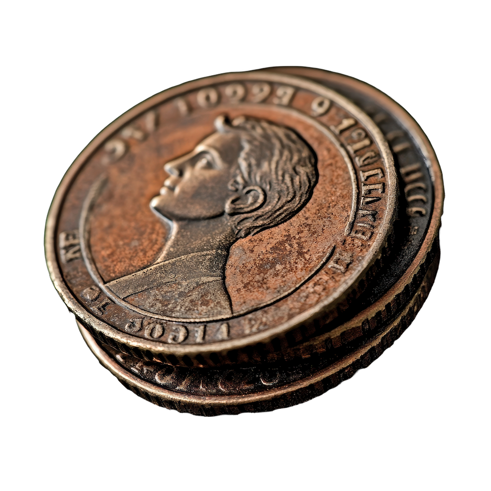 Floating Rare Coin